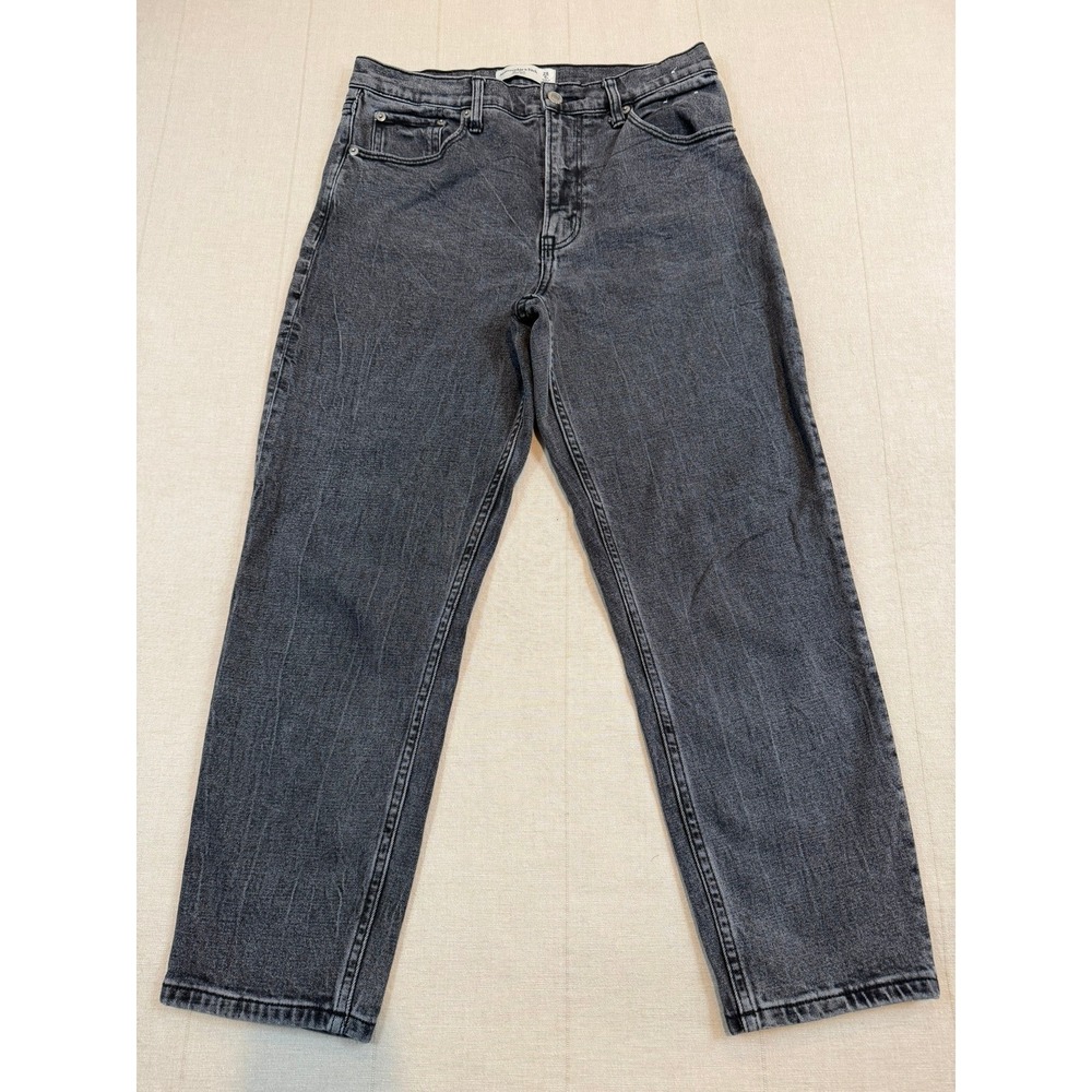 Abercrombie & Fitch | The Mom‎ High Rise Jeans Gray| Women's 28/6s Classic Fit